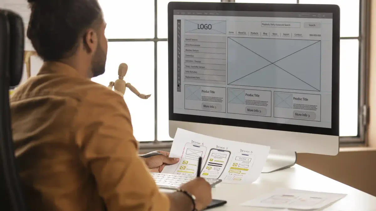 UI/UX Design-Prozess - Wireframes und Prototyping